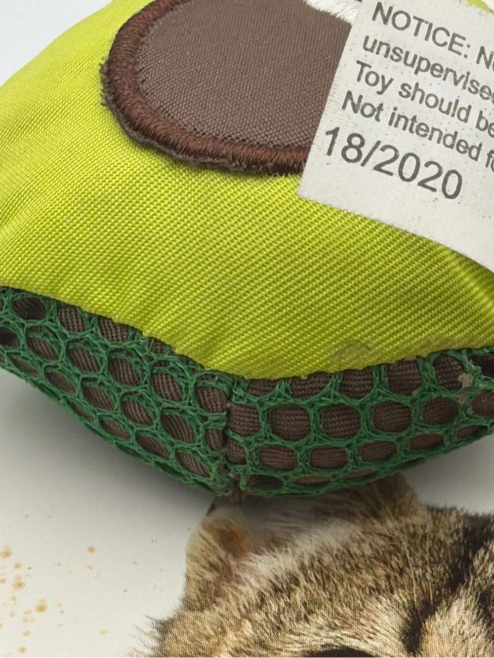 Petstages Lil' Avocado Cat Toy - Green